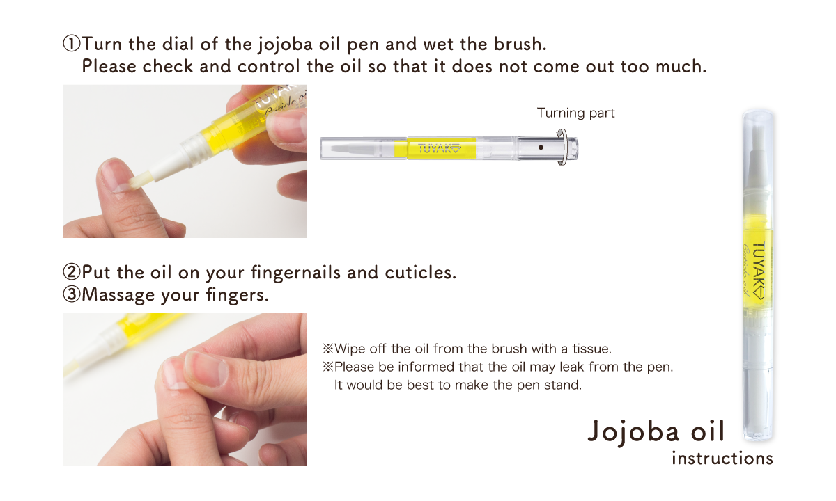 Jojoba oil instructions